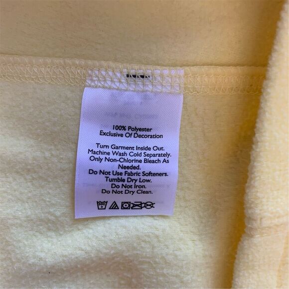 Eddie Bauer  Women's 2XL Buttery Yellow 1/4 Zip Pullover Golf Top Fleece - Picture 5 of 6